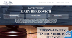 Desktop Screenshot of garyberklaw.com